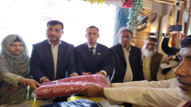 শীতার্ত মানুষের পাশে আদর্শ মেঘনা সামাজিক সংগঠন