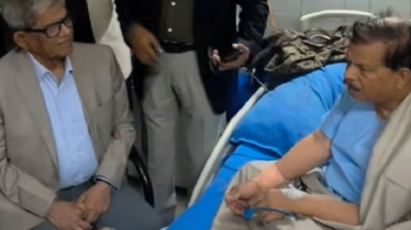 অসুস্থ মান্নাকে দেখতে হাসপাতালে মির্জা ফখরুল