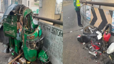 ভোরের ফ্লাইওভারে প্রাণঘাতী সংঘর্ষ, ঝরলো দুইজনের প্রাণ