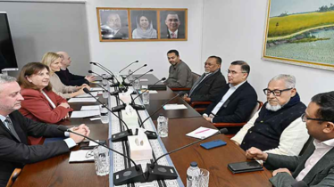 তারেক রহমানের সঙ্গে ইইউ প্রতিনিধিদলের বৈঠক