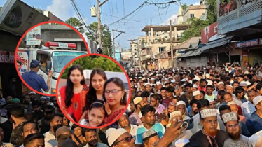 লক্ষ্মীপুরে জানাজা শেষে মা ও তিন মেয়ের লাশ নেয়া হলো কুমিল্লায়