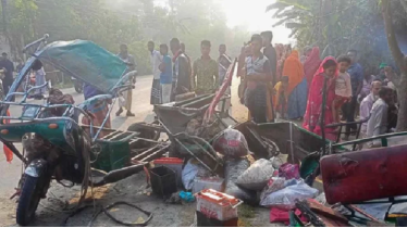 নাটোরে ট্রাক-ইজিবাইকের সংঘর্ষে নিহত ৩, আহত ৫