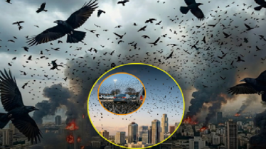 তেল আবিবের আকাশে কাকের ঝাঁক: ‘মহাপ্রলয়ের’ আতঙ্কে ইসরায়েলবাসি তেল আবিবের আকাশে কাকের ঝাঁক: ‘মহাপ্রলয়ের’ আতঙ্কে ইসরায়েলবাসি