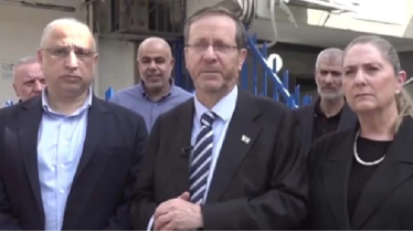 ইরানি হামলায় সাংবাদিকদের ফেলেই পালালেন ইসরায়েলি প্রেসিডেন্ট