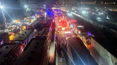 ঈদযাত্রায় নাকাল মানুষ, চন্দ্রায় ১২ কিলোমিটারজুড়ে তীব্র যানজট