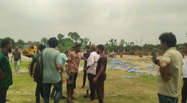 বাগাতিপাড়ার মিনি স্টেডিয়াম নির্মাণে অনিয়মের অভিযোগ