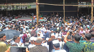 ‘জয় বাংলা’ স্লোগানে ইঞ্জিনিয়ার মোশাররফের জানাজা