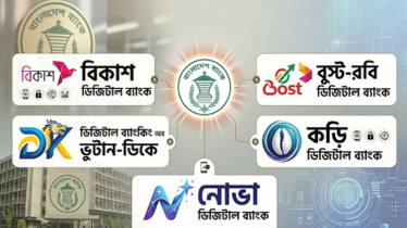 বিকাশসহ চার ডিজিটাল ব্যাংকের অনুমোদন বিকাশসহ চার ডিজিটাল ব্যাংকের অনুমোদন