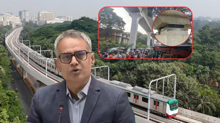 ‘মেট্রোরেলের ৪৬ পিলারে ফাটল, ২৭ বিয়ারিং প্যাড ঝুঁকিপূর্ণ’